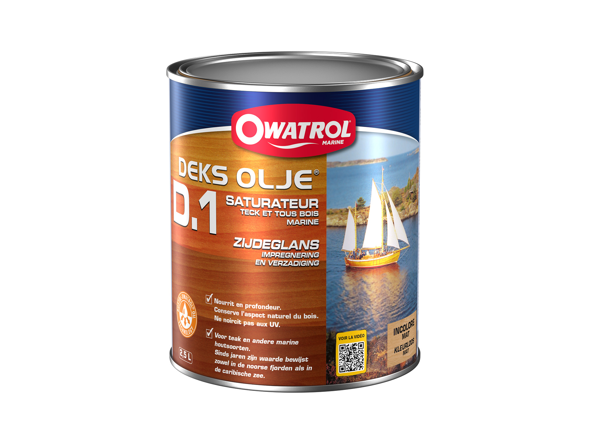 Saturateur Desk Olje D1 OWATROL pour Bois exotiques 2,5L